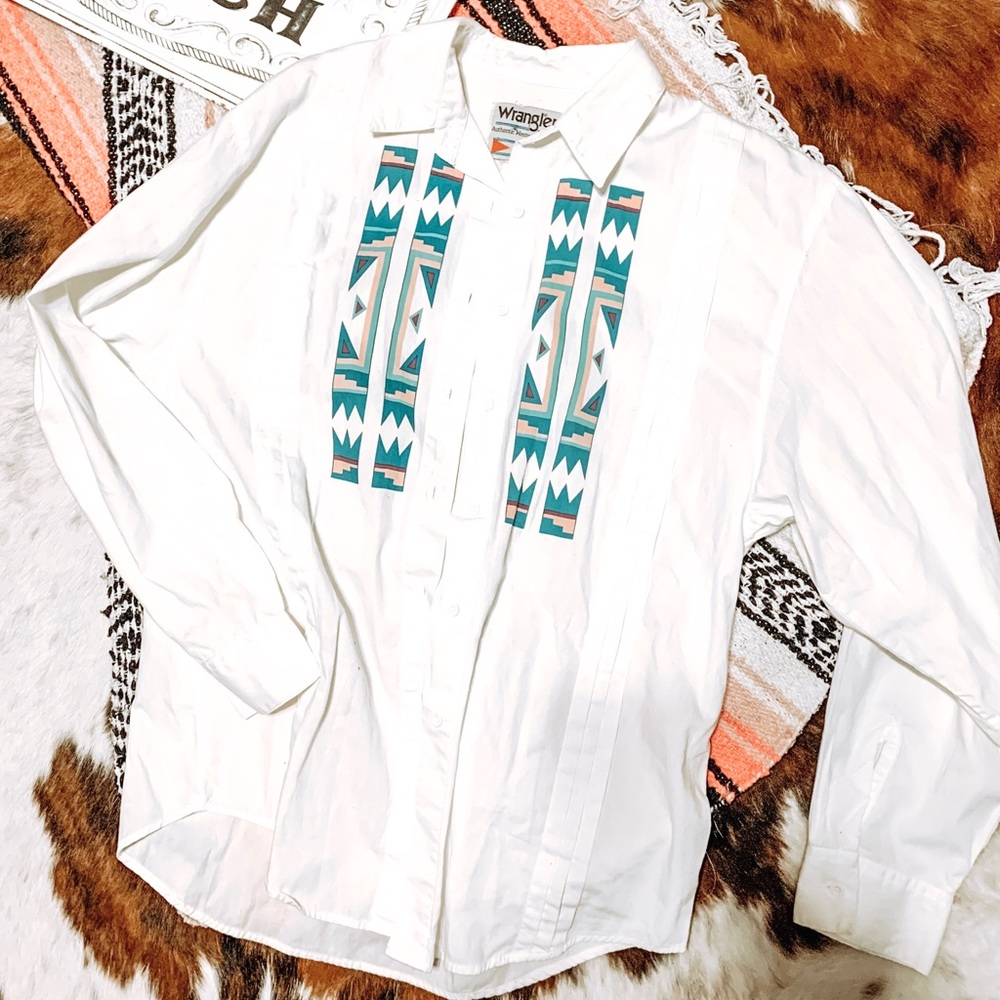 Vintage Wrangler Button Up